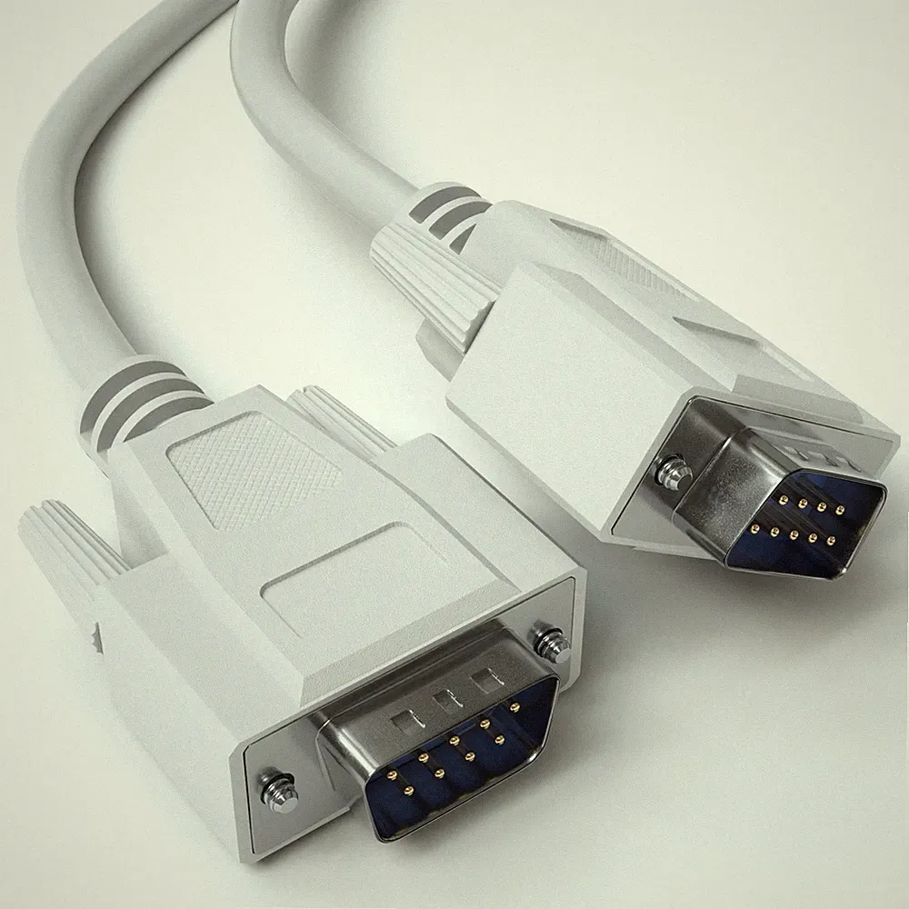 1,8m VGA Verbindungskabel SUB-D VGA Kabel Monitorkabel Beamer Monitor PC 9 Pol