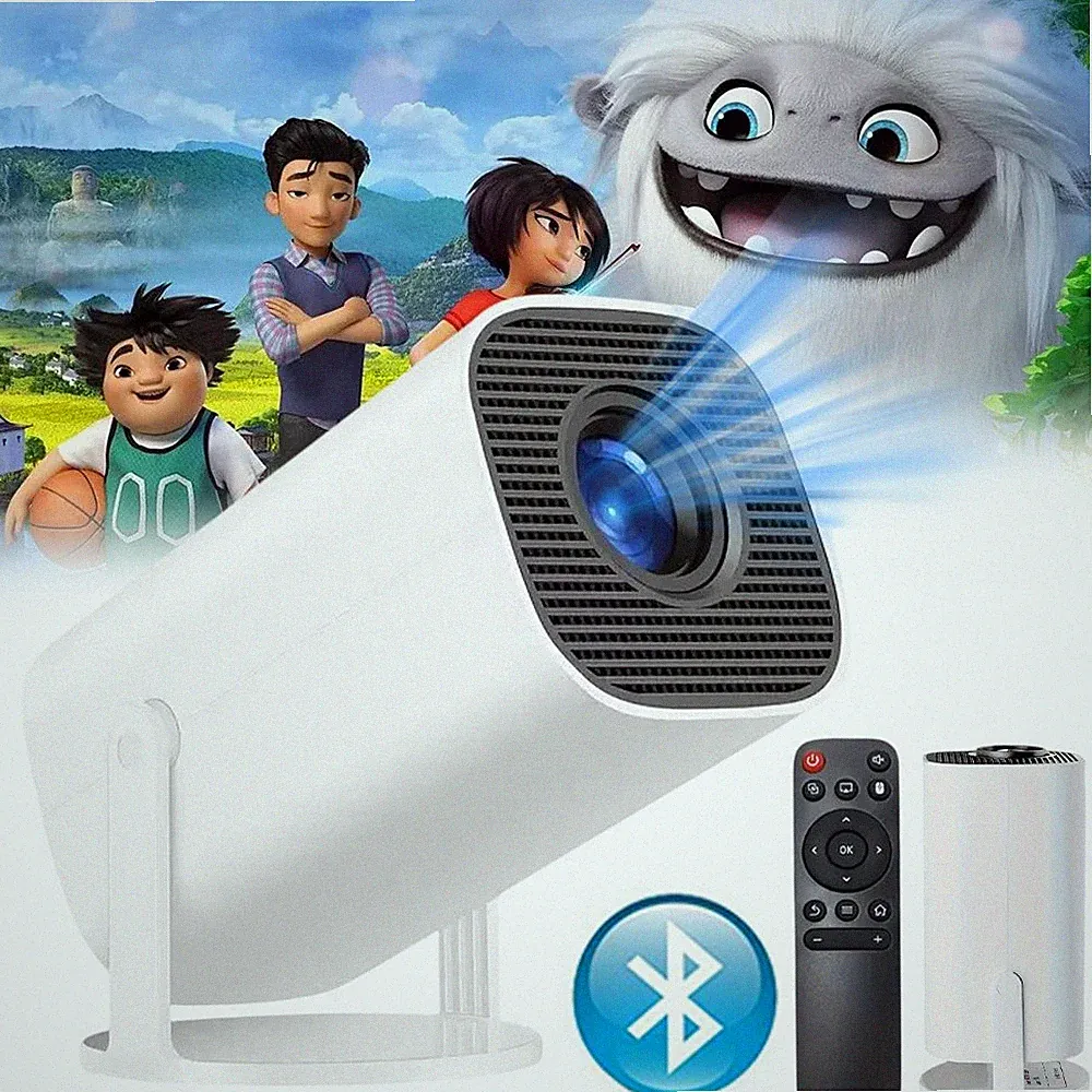 1080P HD Heimkino Projektor 5G WiFi Bluetooth Android Taschenkino Mini Beamer DE