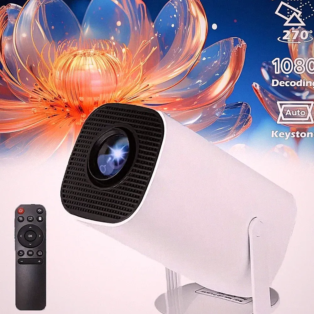1080P Projektor Smart HD LED WiFi Bluetooth HDMI Android Büro Heimkino Beamer 5G