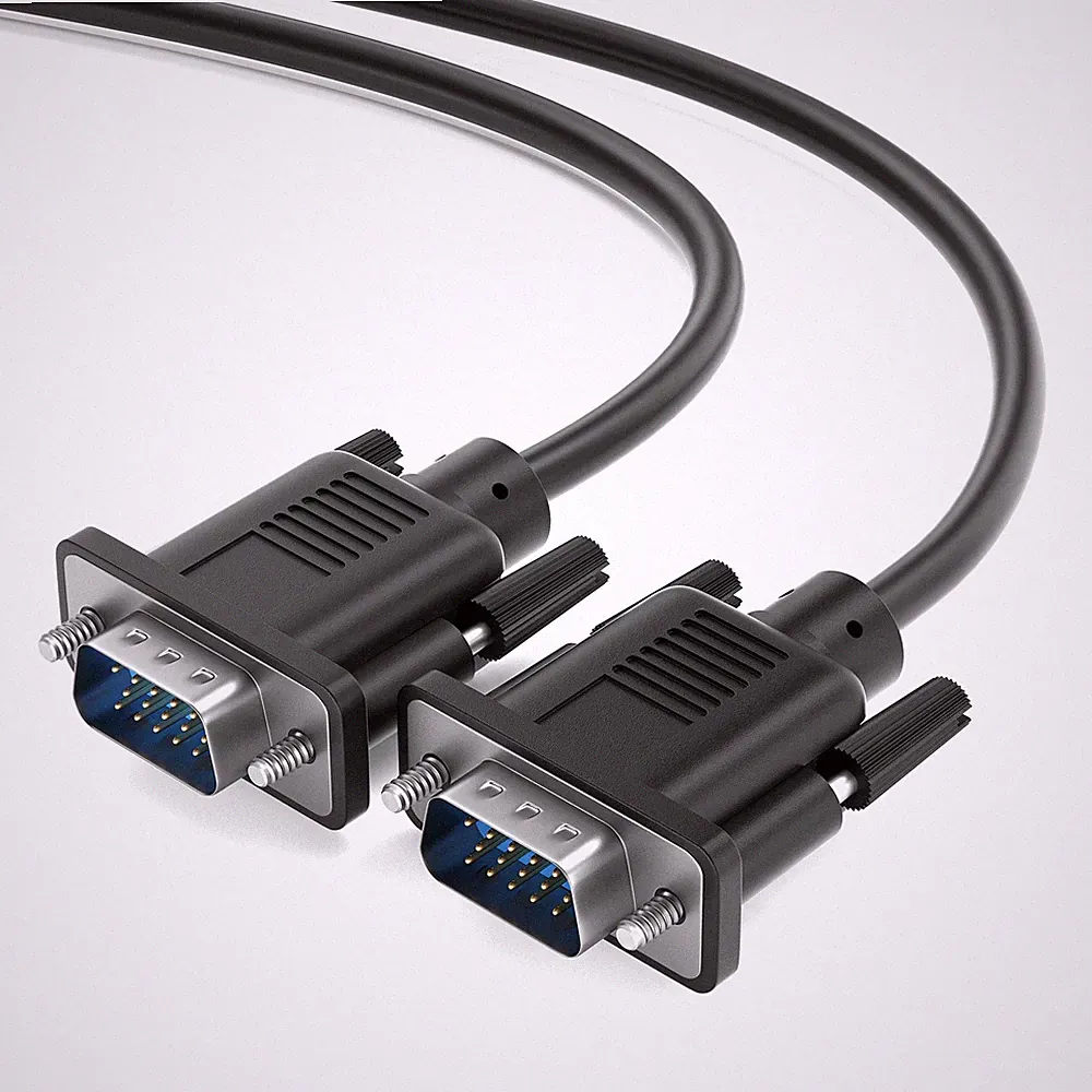10m VGA Kabel | für PC TFT LCD CRT HD Monitor TV Beamer Bildschirm | 10 Meter