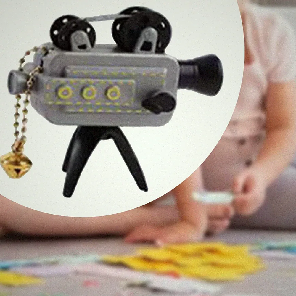 2-6er Pack Handkurbel Projektor Modell Film Filmprojektor Spielzeug für Liebhaber Zuhause
