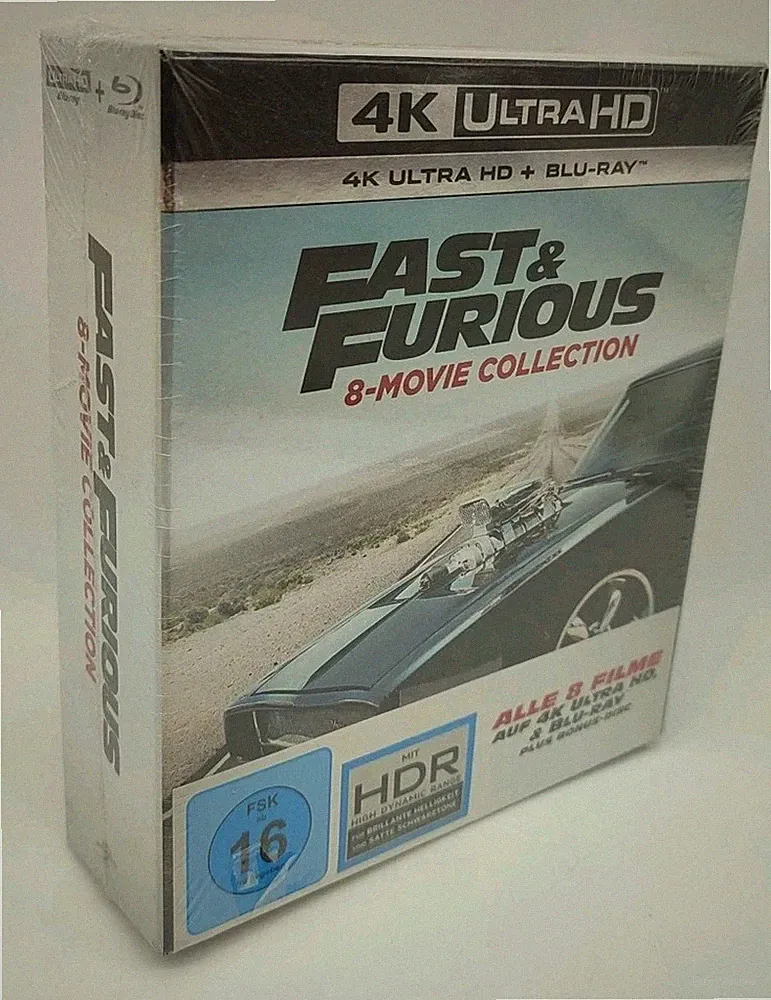 2 Fast & 2 Furious: 8-Movie Collection - 4K Ultra HD [Blu-ray] OVP NEU 65261587