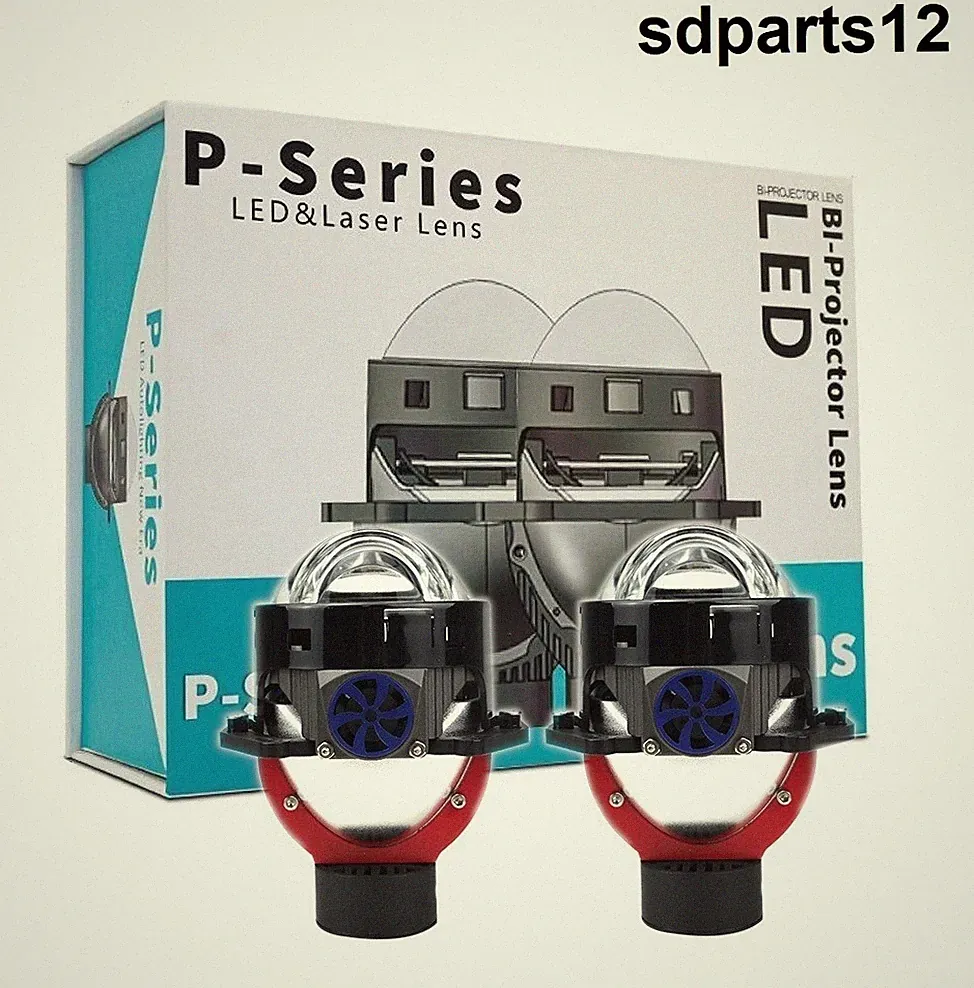 2 Scheinwerfer 3'' Bi-Led Laser 12V 8000lm 55W/65W Beleuchtung Crossing Route