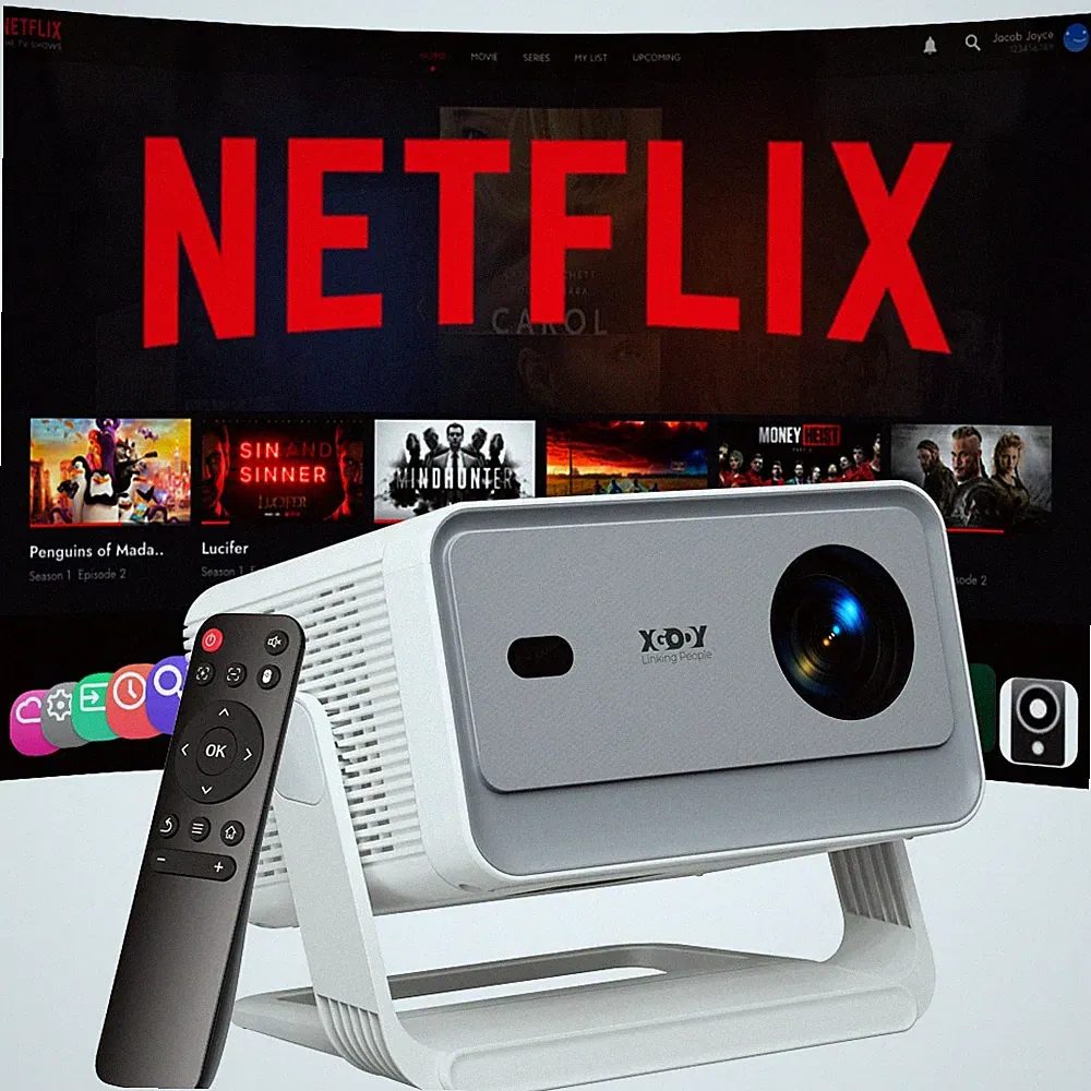2026 A6 Pro 500 ANSI Mini Beamer HD WiFi Projektor