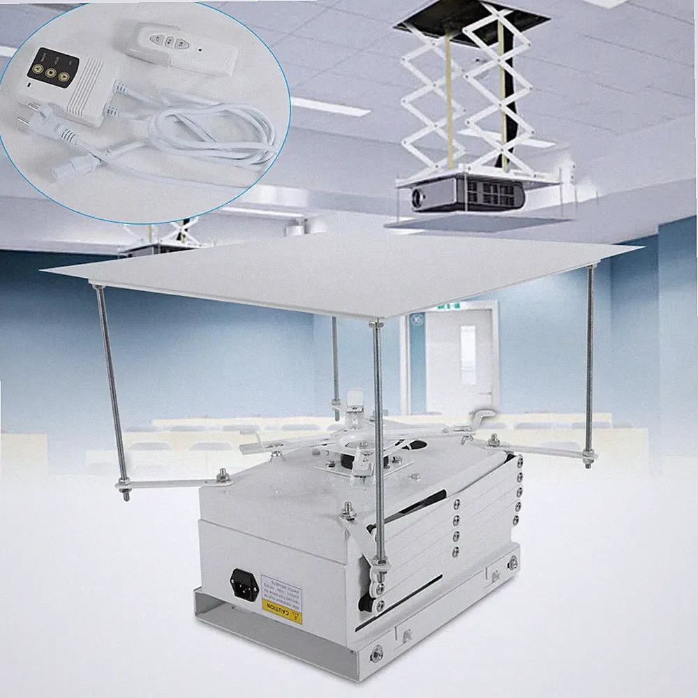 220V Motorisierter Projektor halterung Aufzug Deckenlift Beamer Lift 100cm DHL