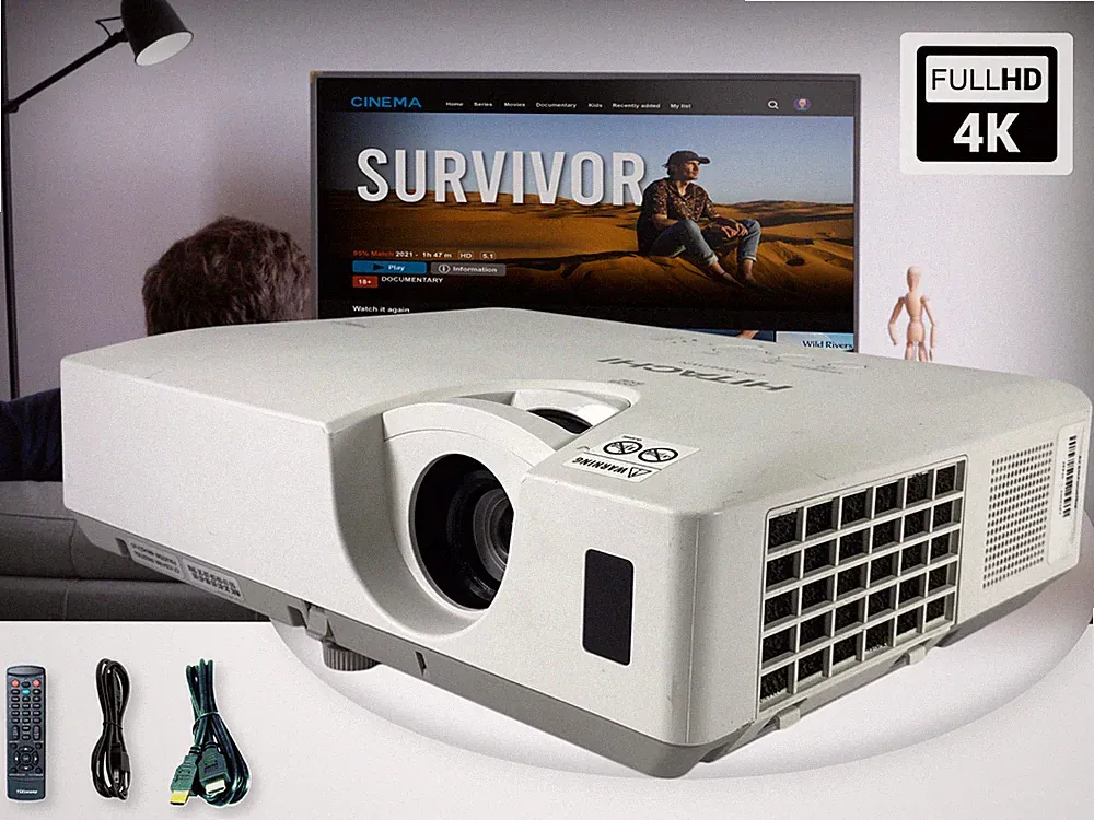 2700 ANSI 3LCD Projektor 4K Für Fotografie, Modedesign, Wandbild Nachzeichnen