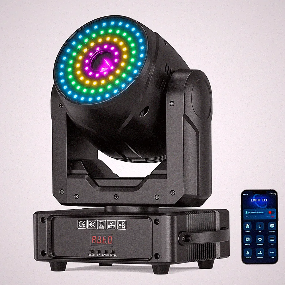 2W 3D Animation Moving Head Licht Bluetooth APP Laser Projektor DJ Disco Show