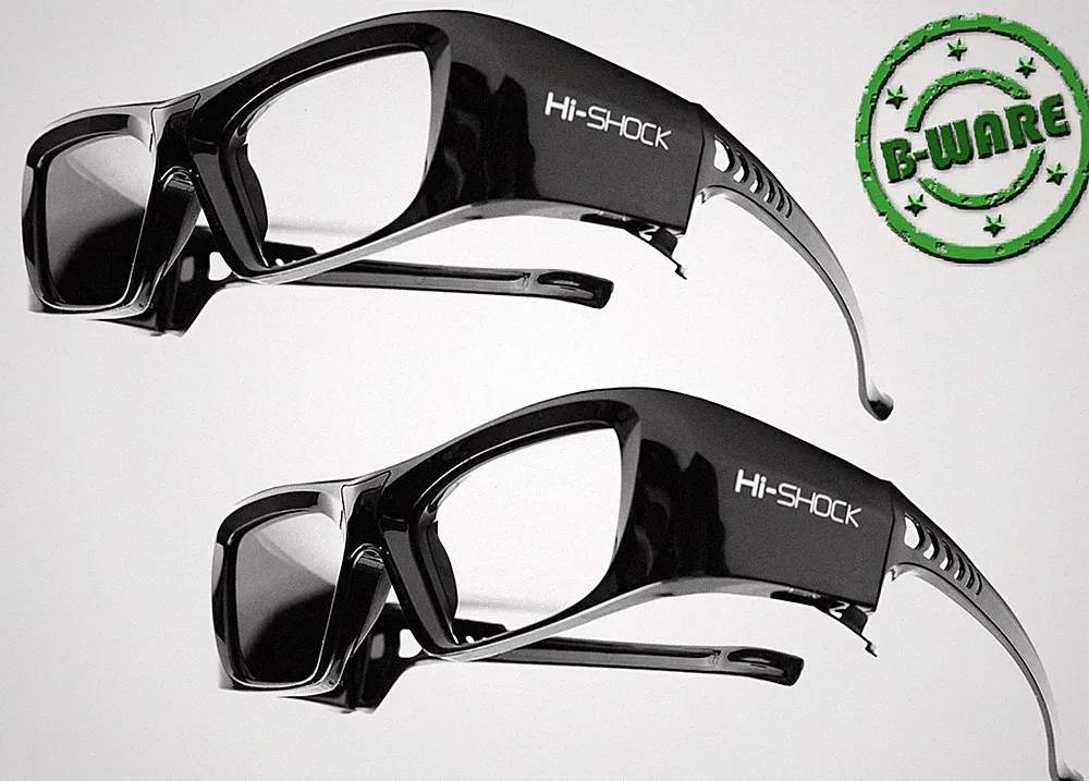 2x Hi-SHOCK 3D Brille Black Diamond für RF Beamer Epson EH-TW 7000, 7100, 9400