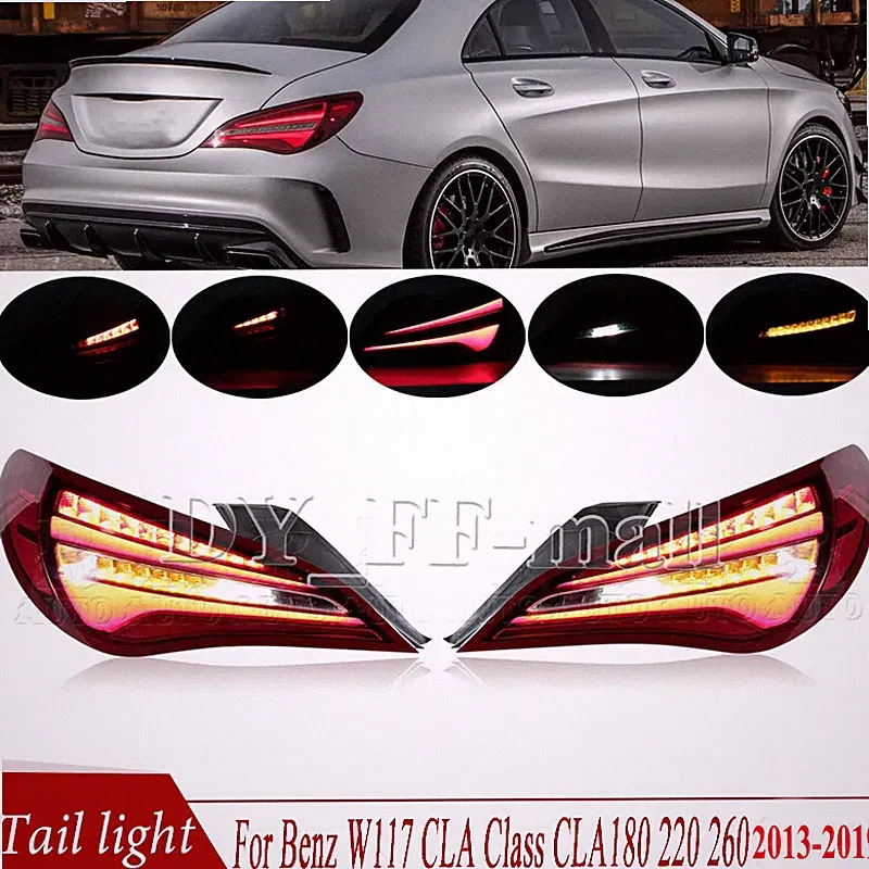 2xfür Benz W117 CLA200 CLA Klasse CLA180 2013-2019 LED Rücklicht Rückfahrblinker