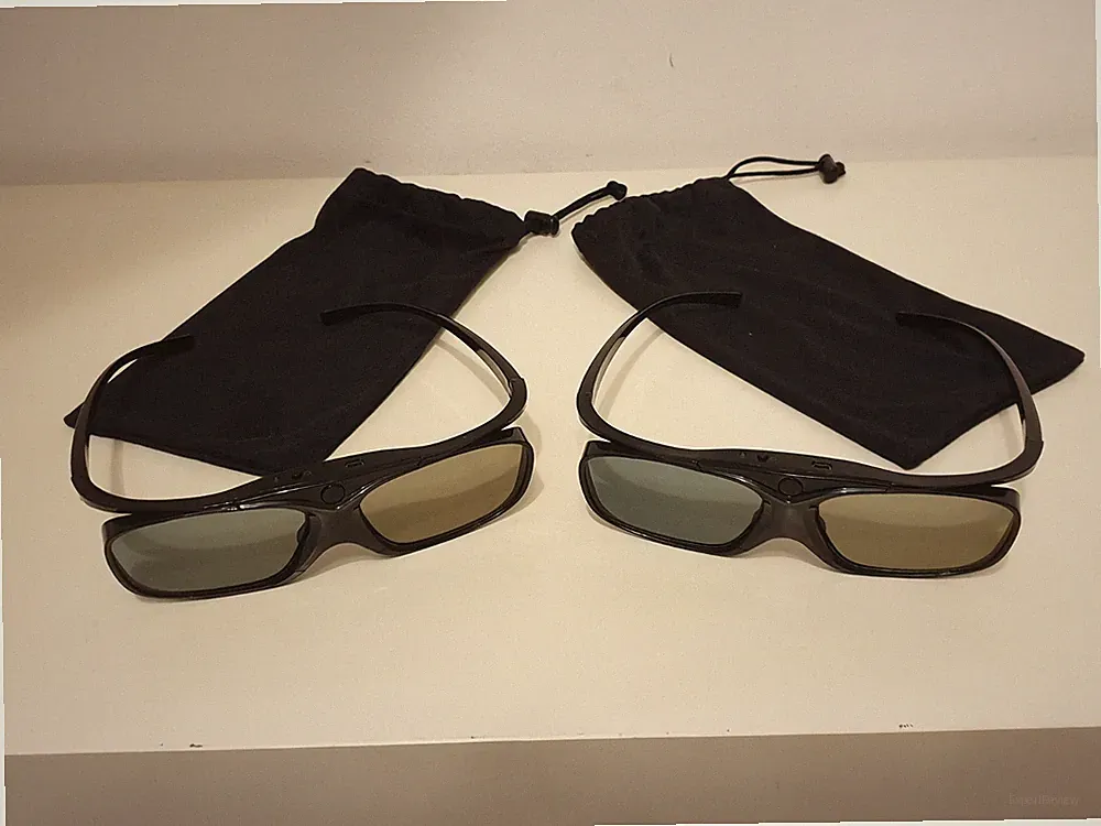 2xHi-SHOCK Black Heaven 3D Shutterbrille für 3D Beamer Epson, Sony, JVC