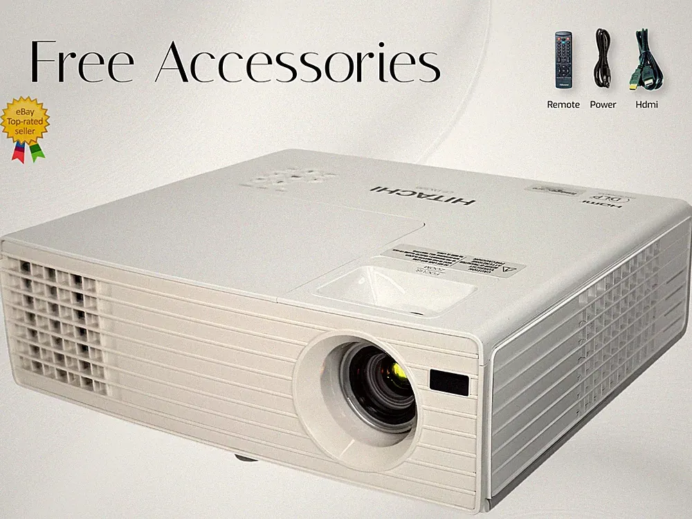 3000 ANSI DLP Projektor Tragbar Für Film Liebhaber 3D 4K Voll HD HDMI Mit Bundle