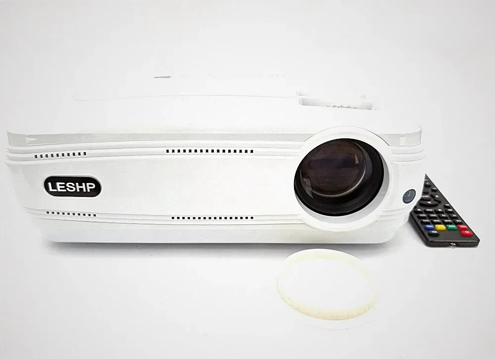 3200 Lumen LED Video-Projektor Full HD Beamer 1080p 16:9 Heimkino 1920x1080 weiß