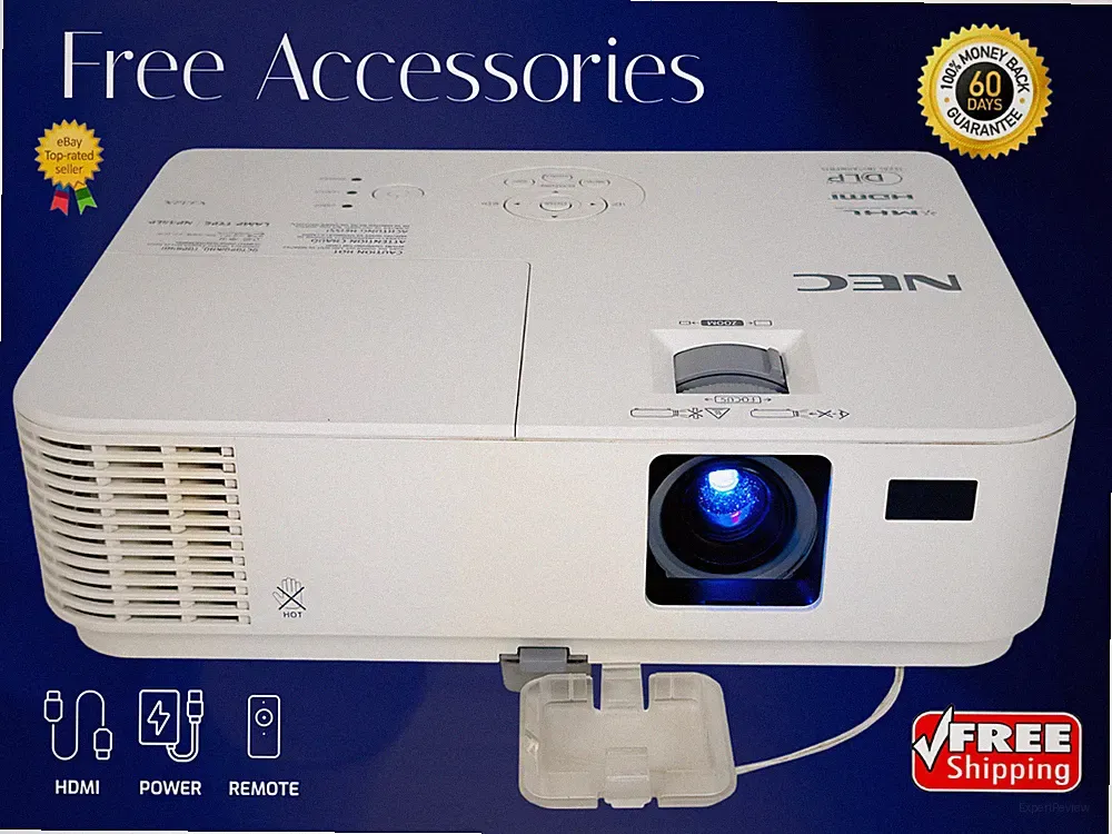 3300 ANSI DLP Projektor Film PC 3D Bereit HDMI Bundle - 4K Eingang Unterstützung