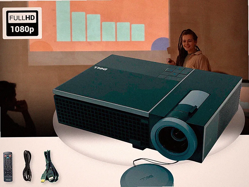 3500 Lumen DLP Projektor für Professionell Business Präsentation