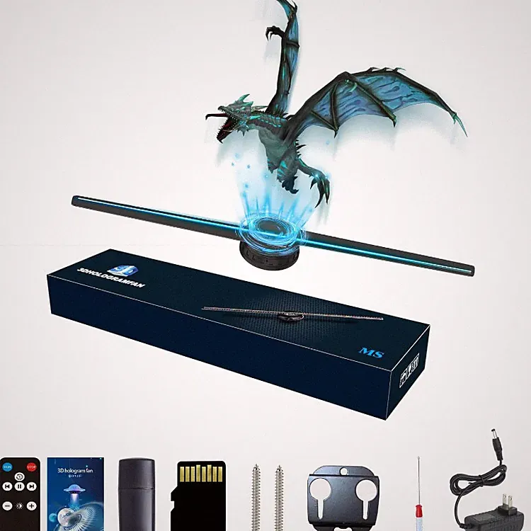 3D Hologramm Projektor 42 cm 700 Videos HD 2000