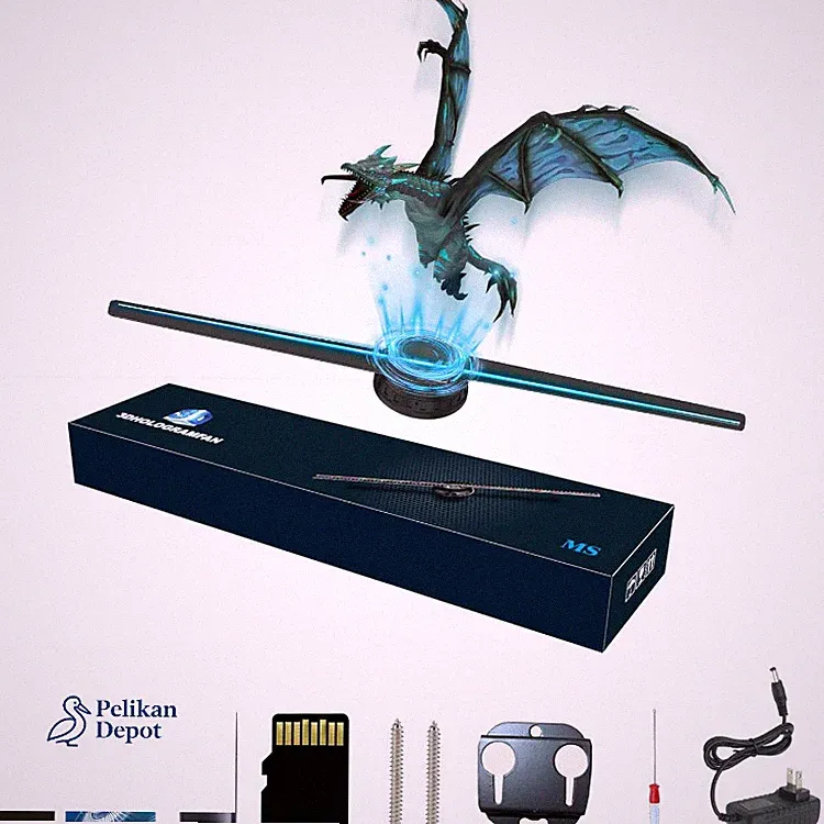 3D Hologramm Projektor 42cm 700 Videos HD 20