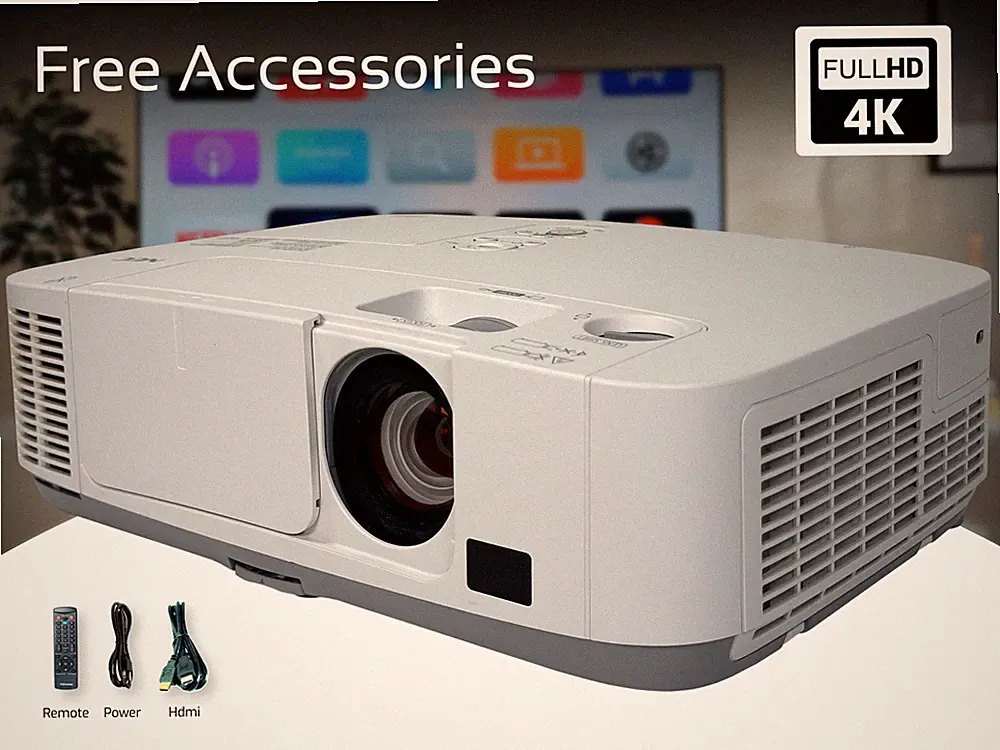 3LCD Beamer Für Heimkino Schlafzimmer 4500 Lumen 16W Lautsprecher Kit