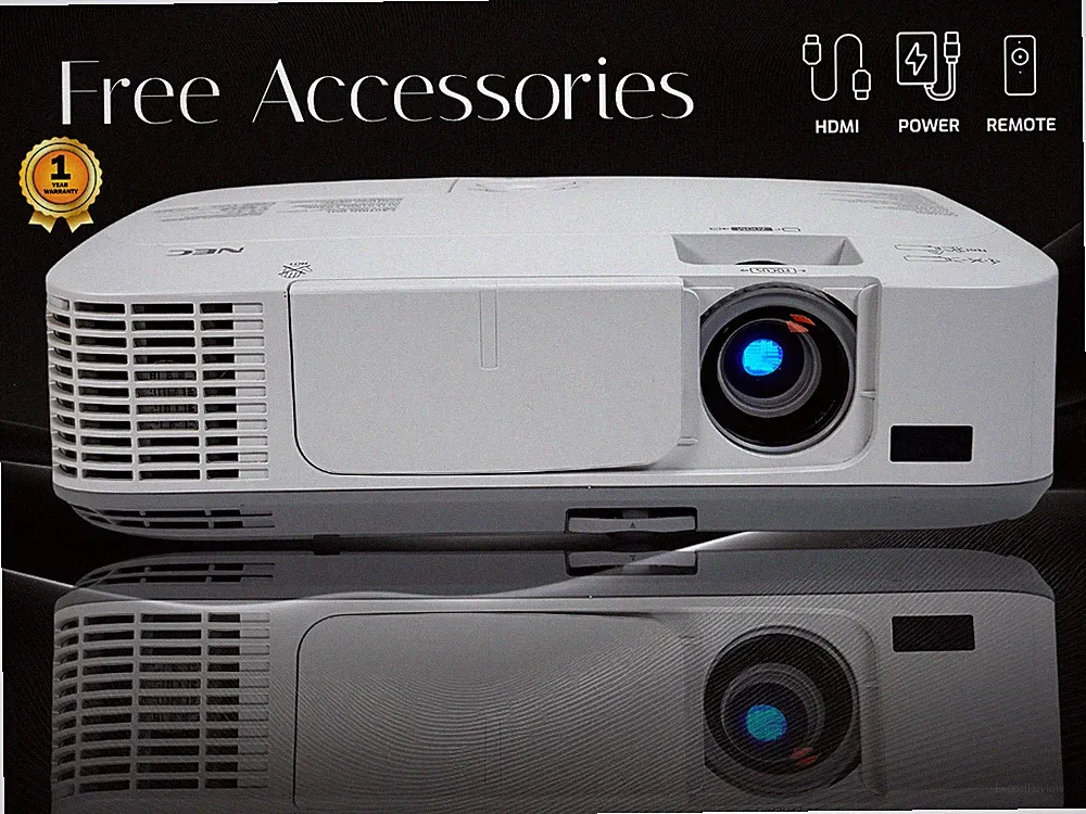 3LCD Heimkino Beamer für Gaming & Streaming 2600 Lumen Full HD mit Fernbedienung