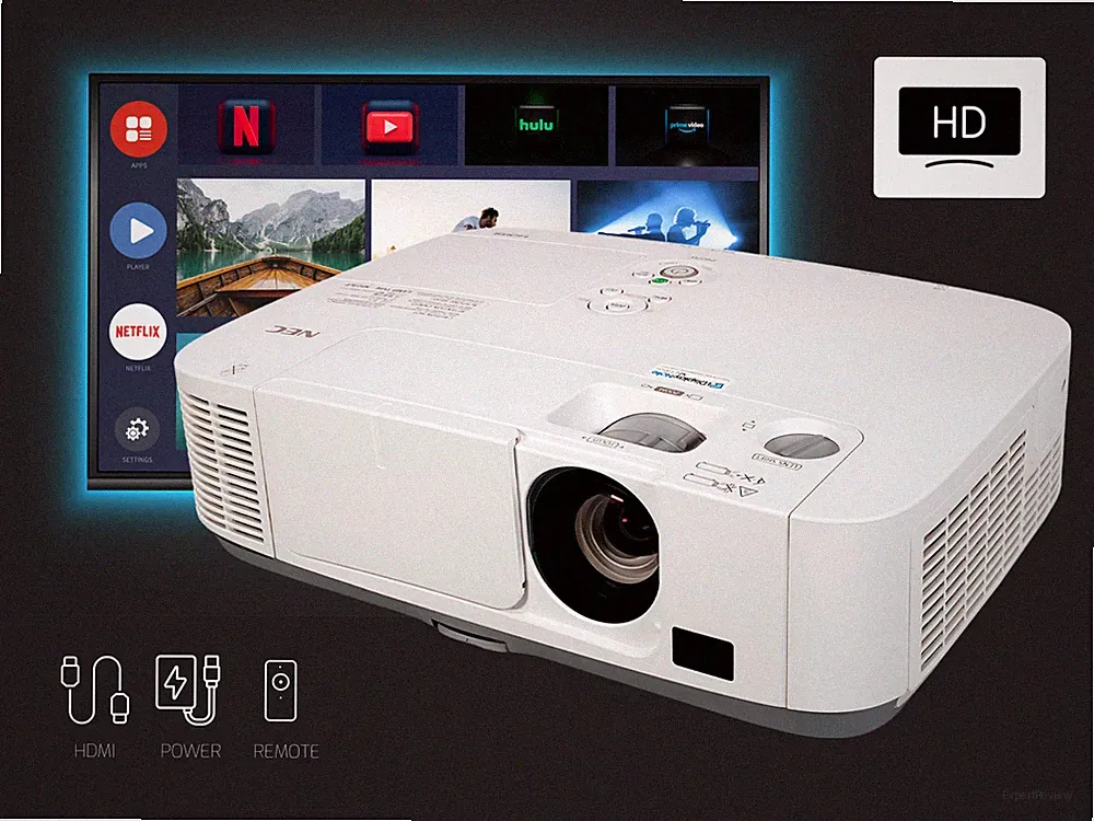 4000 Ansi 3LCD Projektor Kino Film Unterstützung 4K Eingang HDMI USB W / Remote