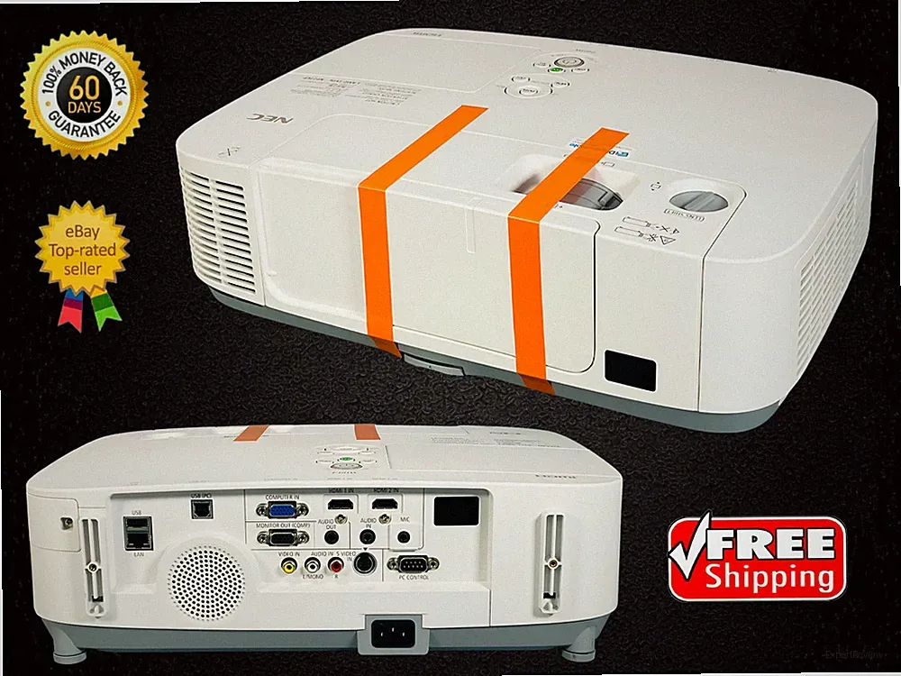 4000 Lumen 3LCD Projektor Helle Farbe 4K Eingang Unterstützung HDMI Mit Bundle