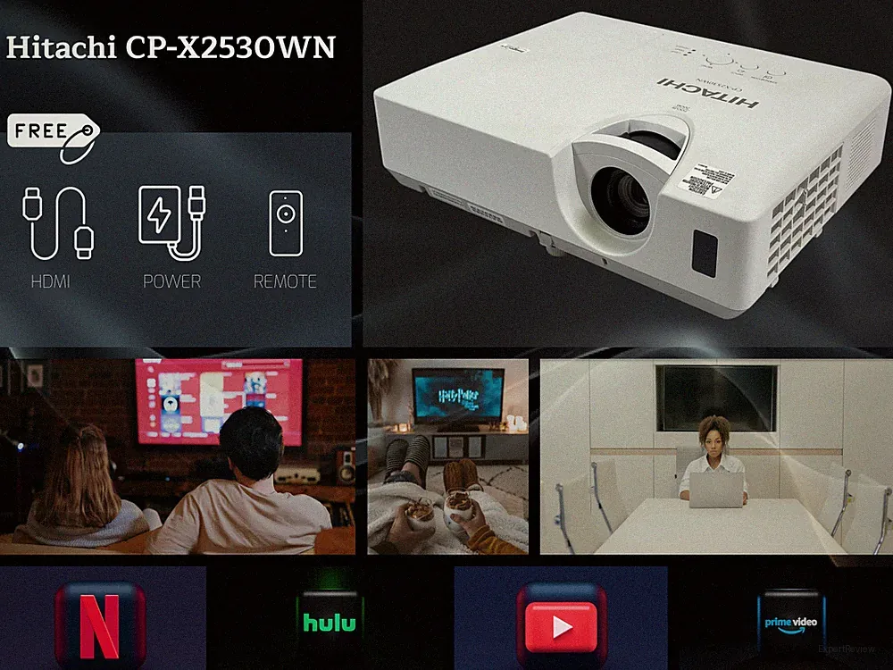 4K 3LCD Projektor Für Restaurant Digitale Menüs 2700 Lumen Starter-Kit Inklusive