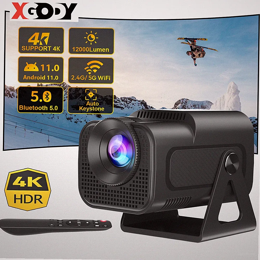 4K 5G WiFi Projektor UHD Android Smart Heimkino Beamer Film Multimedia HDMI USB