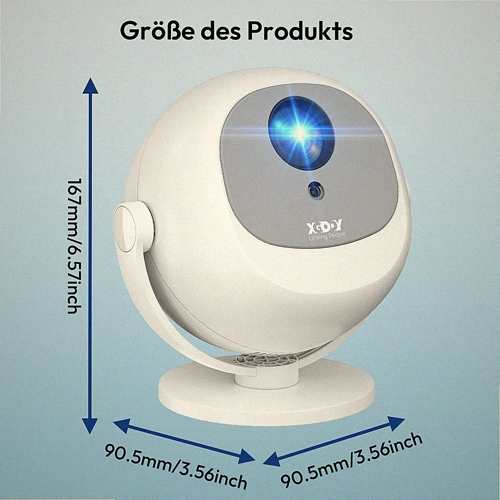 4K Beamer 10000 lumen LED 5G WLAN Projektor Android Full HD True 1080p Heimkino