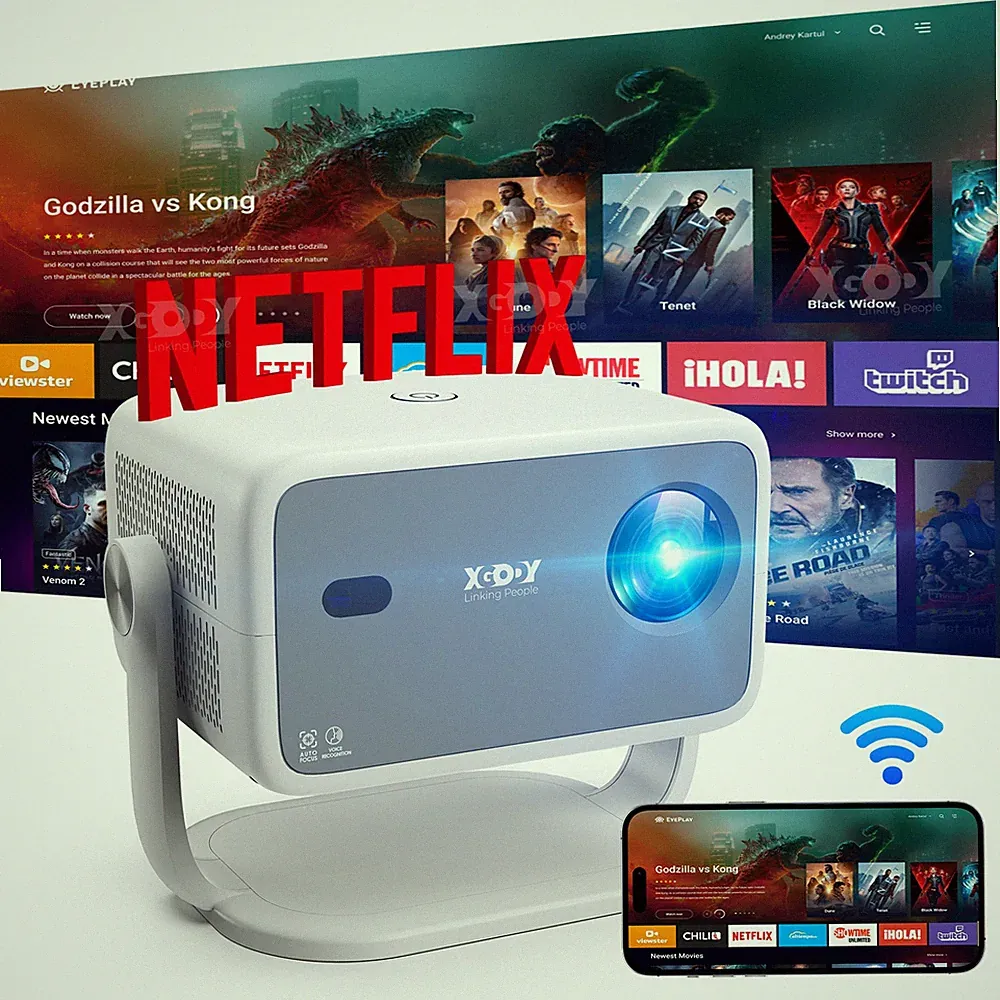 4K Beamer UHD Smart Android Heimkino HD-Film projektoren 5G wifi HDMI Multimedia