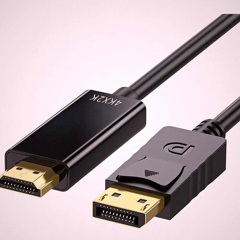 4K Displayport auf HDMI Kabel 1m Monitore Projektor Laptop PC Fernseher