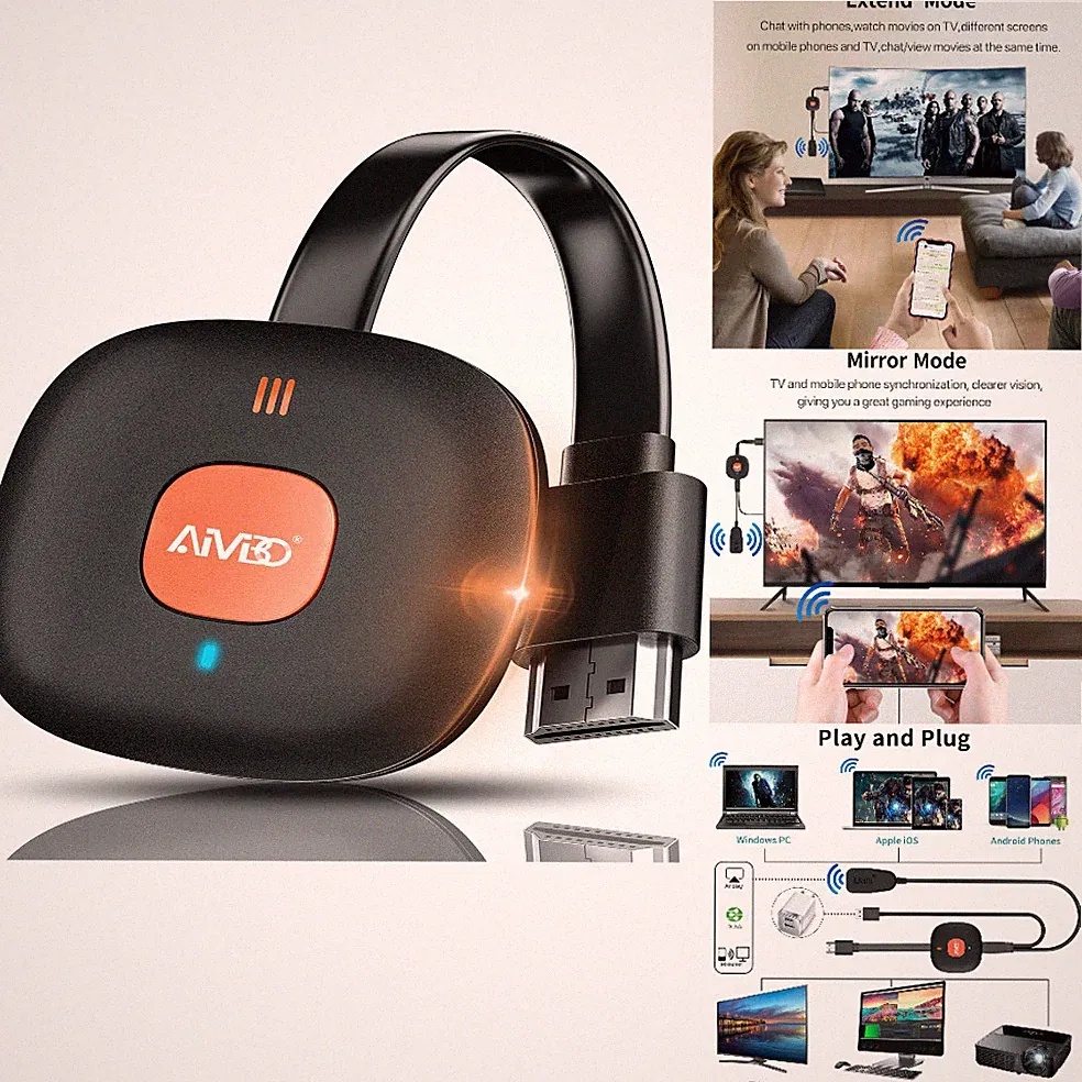4K drahtloser HDMI Adapter für TV Beamer Display