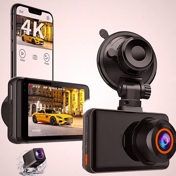 4K Driving Recorder 170 Grad Weitwinkel integrierter Lautsprecher für Smartphon