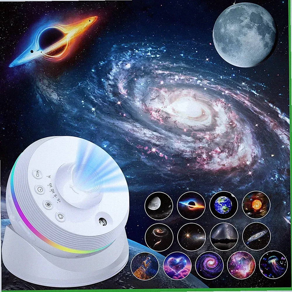 4K HD Sternenhimmel Projektor mit Dynamischem Meteor und Timer