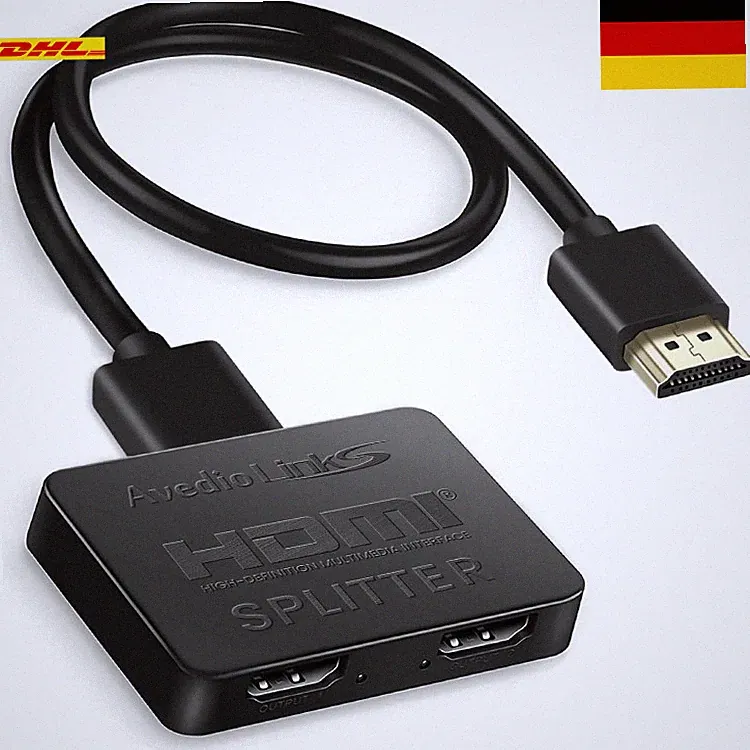 4K HDMI Splitter | 2 Monitore | USB-Power
