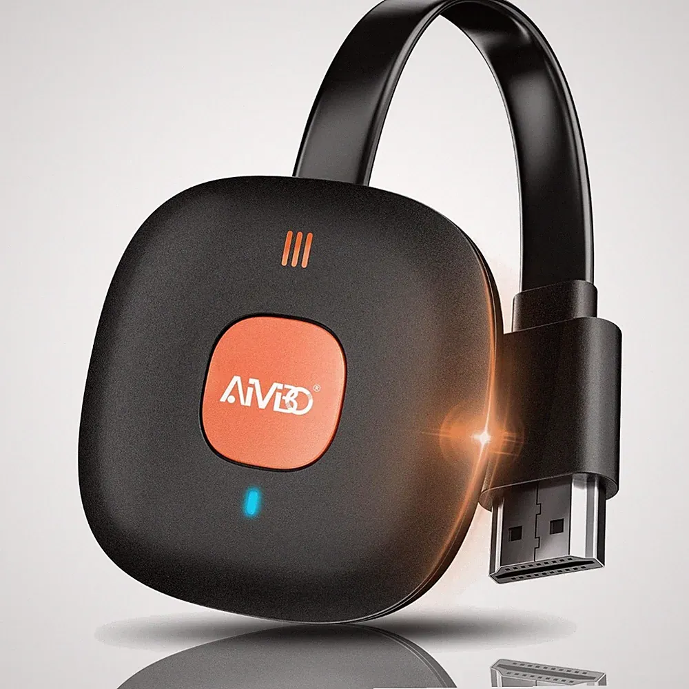 4K Miracast Wireless HDMI Dongle für TV/Beamer/Monitor, Wireless Display Adap...