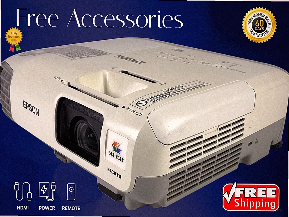 4K Projektor Epson PowerLite X17 3LCD PC-Freie Präsentationen 2700 Lumen Leise ⭐