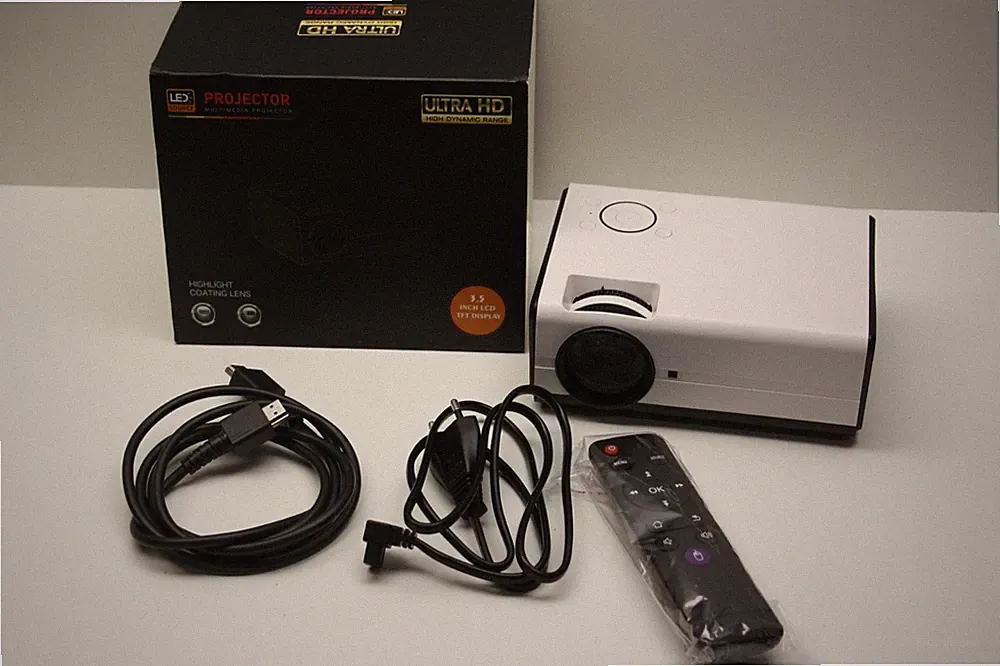 4K Projektor HD 13000LMS 1080P Beamer WiFi LCD Heimkino HDMI Multimediaplayer