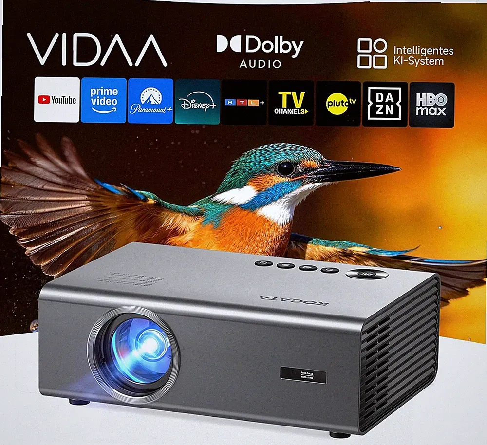 4K Smart Beamer Mit VIDAA, Kompatibel Mit Netflix-App, Dolby Audio & HDR10+ | KO