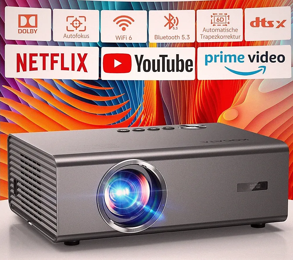 4K Smart Beamer – NEU & unbenutzt | WiFi 6 | HDR| Autofokus