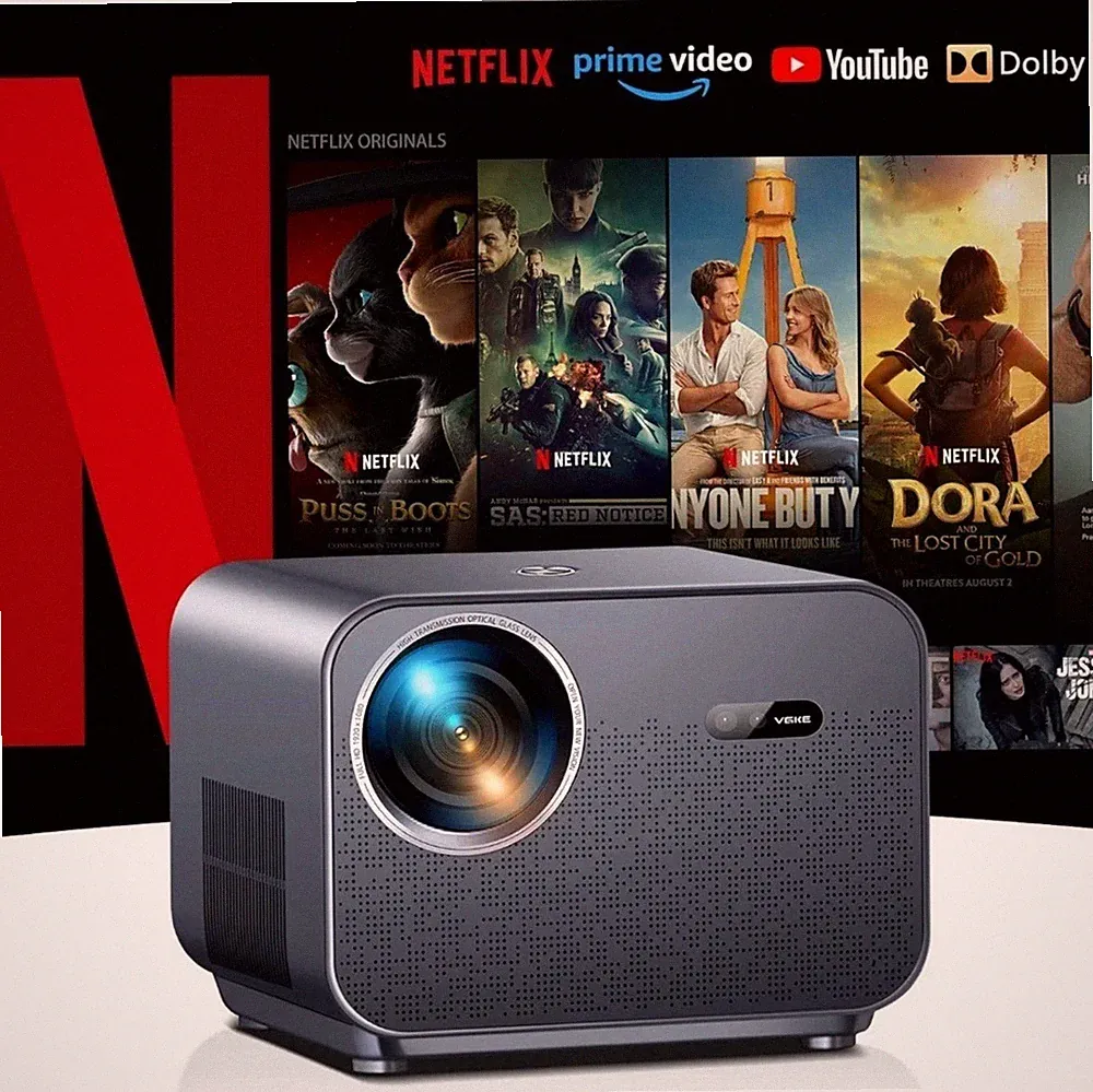 4K Smart Cinema Projektor VGKE900 Netflix zertifiziert WLAN Bluetooth Heimkino