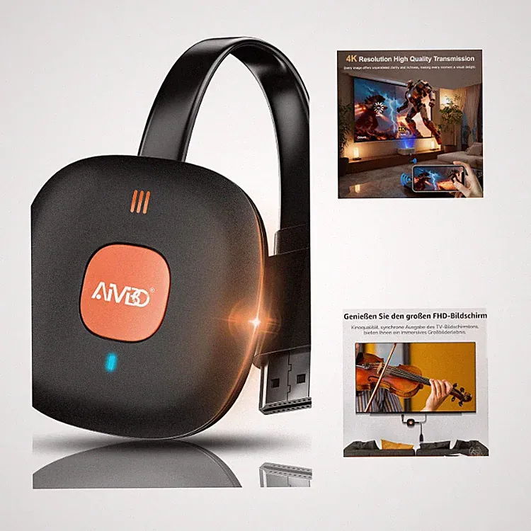 4K Wireless HDMI Dongle für TV Beamer Monitor