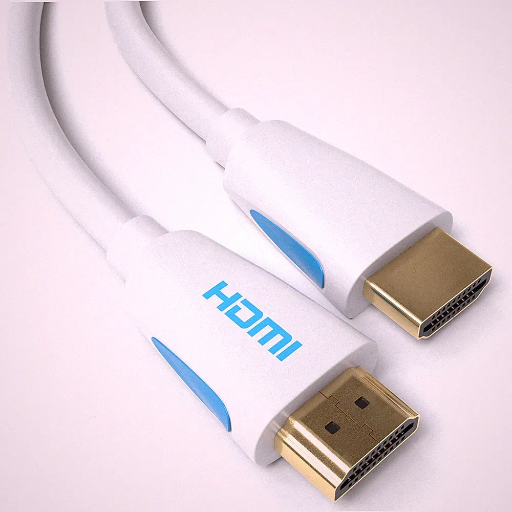 4m HDMI Kabel Weiß | Highspeed 2.0 4K@60Hz 3D Ethernet FULL HD | PS4 Beamer