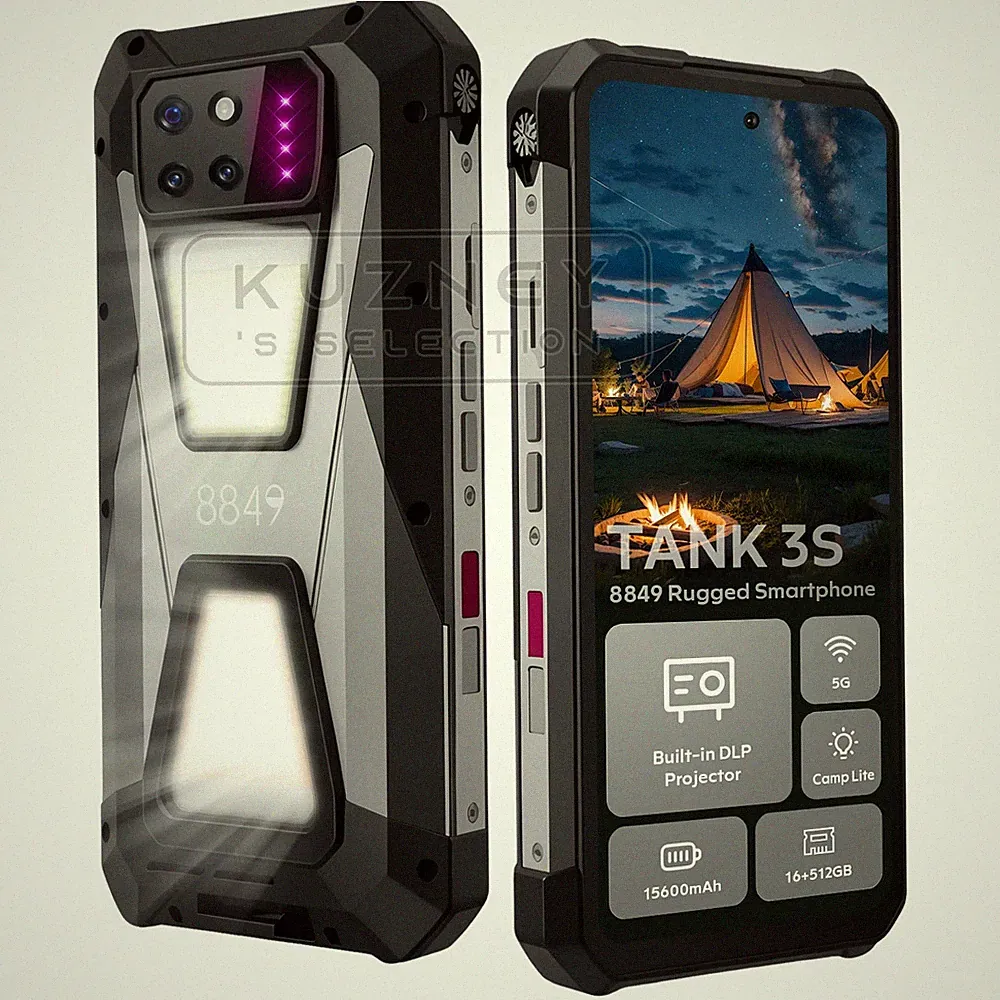 5G 8849 TANK 3S Outdoor Smartphone 24GB+256G 6,79 Zoll Handy mit Projektor 64 MP
