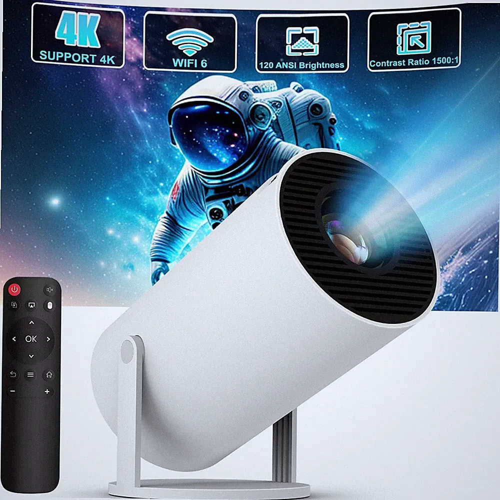5G Projektor Smart HD LED WiFi Bluetooth HDMI Android Büro Heimkino Beamer DE