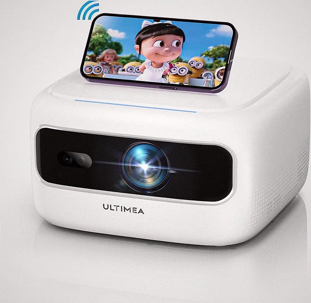 5G WiFi Tragbarer Projektor, Full HD 1080P Decodierung Mini Projektor 300 ANSI Lumen