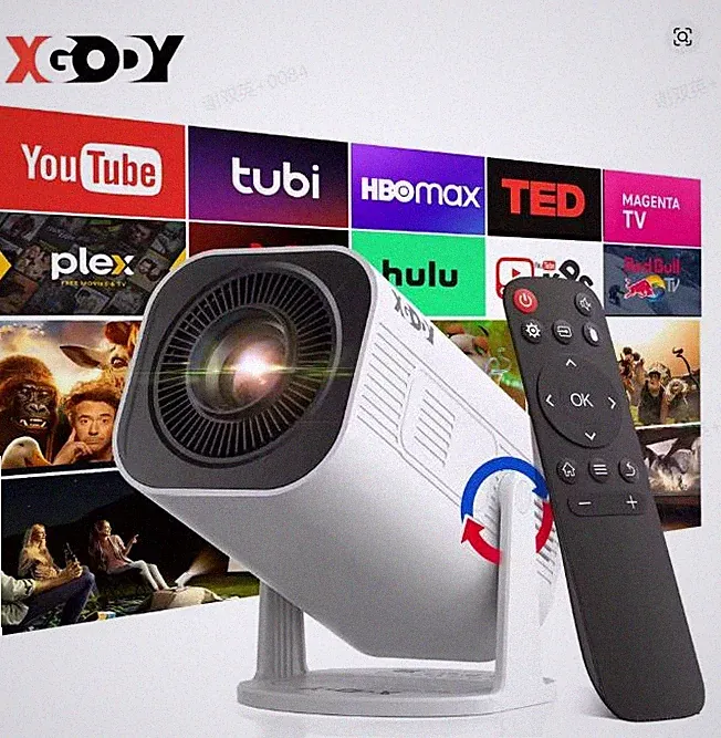 5G WLAN Projektor 10000 lumen LED Android 4K UHD True 1080P Beamer Heimkino HDMI