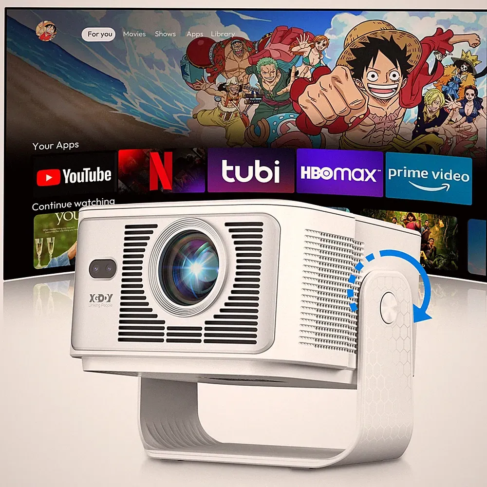 65000 Lumen 8K Smart Projektor HD Beamer WiFi Bluetooth HDMI Android Heimkino