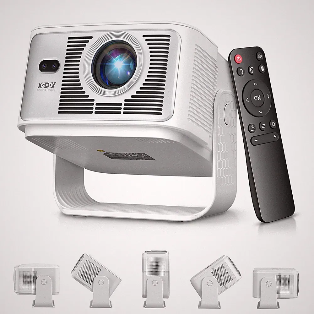 65000 Lumens 8K 4K Projektor 5G Android 14.0 Beamer WiFi Bluetooth Heimkino HDMI