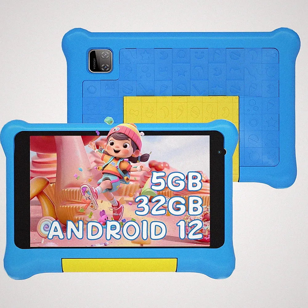 7 Zoll Android 13 Kinder Tablet 5(2+3)GB RAM 32GB ROM WiFi Bluetooth HD-Display