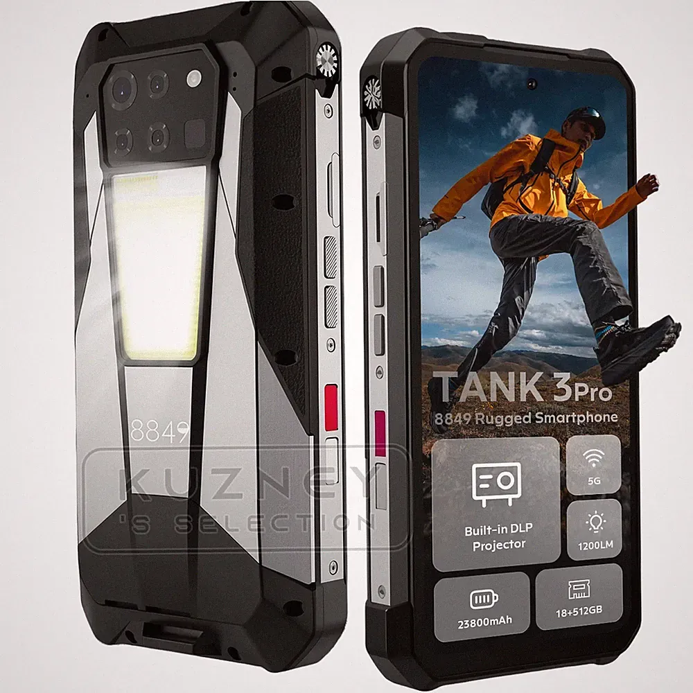 8849 Tank 3 Pro 5G Outdoor Smartphone 6,79” 36GB+512GB 23800mAh Projektor Handy