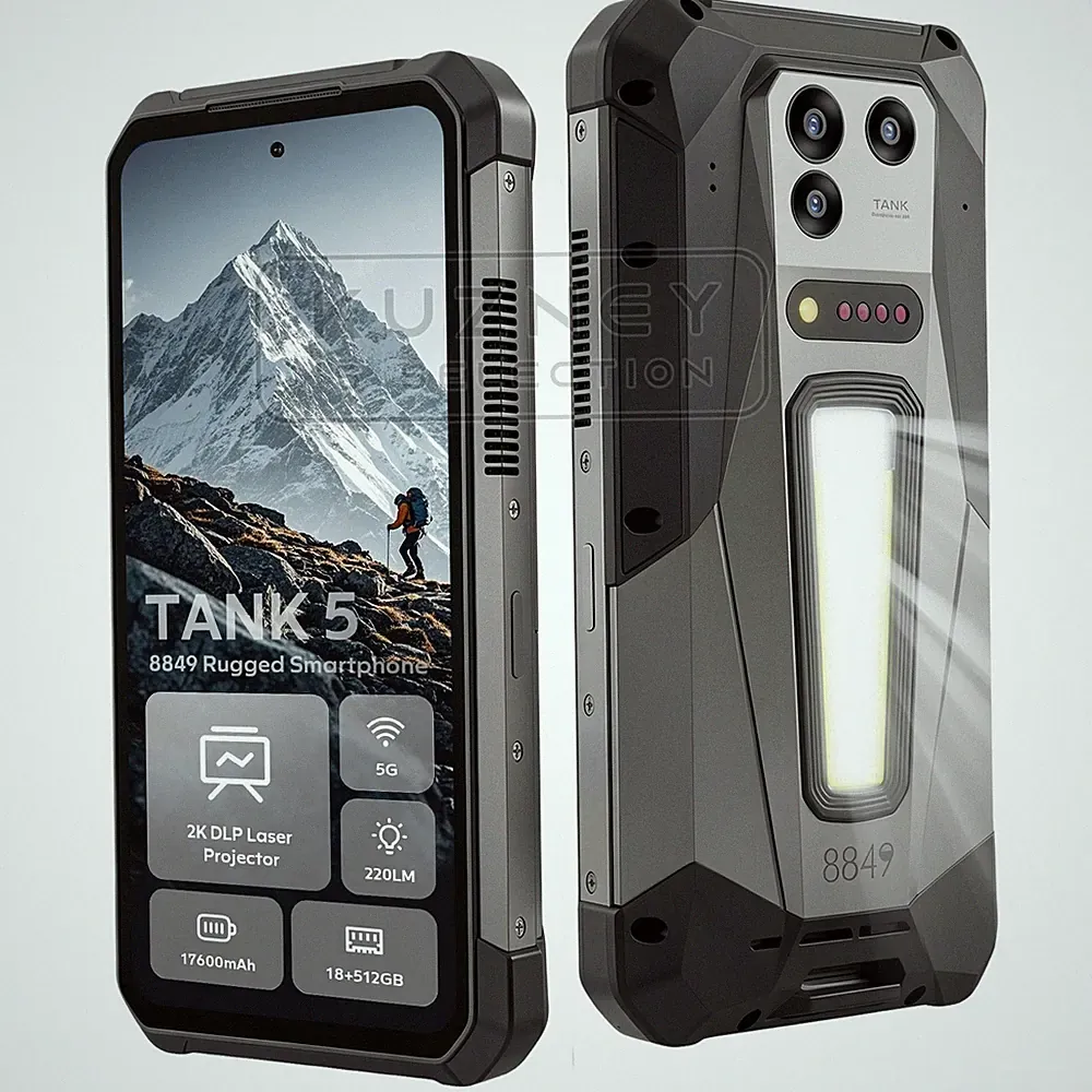 8849 Tank 5 DLP Projektor 5G Outdoor Smartphone eSIM 36GB+512GB 17600mAh Handy